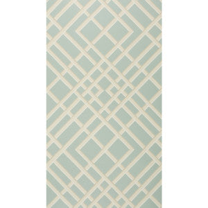 Treillage Sidewall Glacier by Brunschwig & Fils Designer Wallcovering