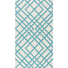 Treillage Sidewall Aqua by Brunschwig & Fils Designer Wallcovering