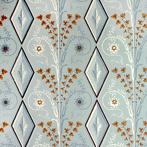 Gallier Diamond Seafoam by Brunschwig & Fils Designer Wallcovering
