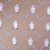 Frog Treillage On Vinyl Mushroom by Brunschwig & Fils Designer Wallcovering