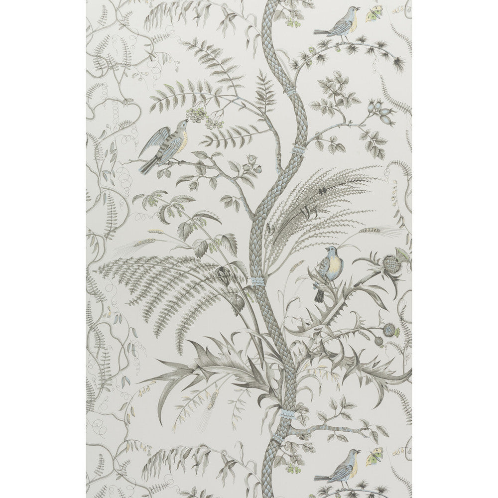 Bird And Thistle Gray by Brunschwig & Fils Wallcovering Brunschwig & Fils Wallcovering Bird And Thistle GrayWallcovering VOLUME 56 PAPER - 100% United States </p><p>Repeat: H: 27, V: 36 27 - Fabric Carolina -