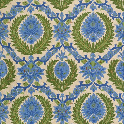 Zenobia Linen Print Canton Blue/Green by Brunschwig & Fils Fabric Brunschwig & Fils Fabric Zenobia Linen Print Canton Blue/GreenFabric LES ALIZES LINEN - 100% Italy </p><p>Repeat: H: 18, V: 23 54 - Fabric Carolina -