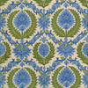 Zenobia Linen Print Canton Blue/Green by Brunschwig & Fils Designer Fabric