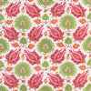 Kashmiri Linen Print Pink/Green by Brunschwig & Fils Designer Fabric