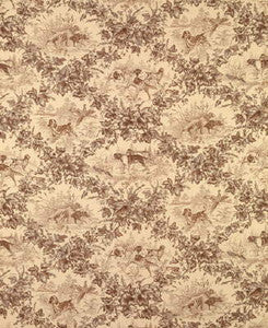On Point Cotton Print Tobacco by Brunschwig & Fils Designer Fabric
