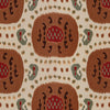 Samarkand Cotton And Linen Print Brown On Beige by Brunschwig & Fils Designer Fabric