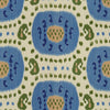 Samarkand Cotton And Linen Print Canton Blue/Green by Brunschwig & Fils Designer Fabric
