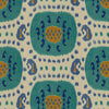 Samarkand Cotton And Linen Print Aqua/Blue by Brunschwig & Fils Designer Fabric