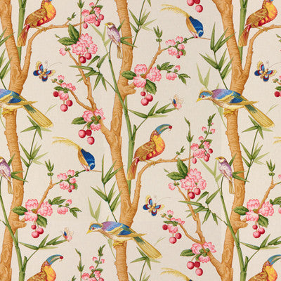 Toucans Beige by Brunschwig & Fils Fabric Brunschwig & Fils Fabric Toucans BeigeFabric COTTON - 100% France </p><p>Repeat: H: 33, V: 39.75 51.25 - Fabric Carolina -