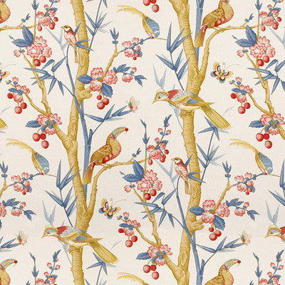 Toucans Berry/Slate by Brunschwig & Fils Fabric Brunschwig & Fils Fabric Toucans Berry/SlateFabric COTTON - 100% France </p><p>Repeat: H: 33, V: 39.8 51 - Fabric Carolina -