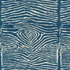 Le Zebre Indigo by Brunschwig & Fils Designer Fabric