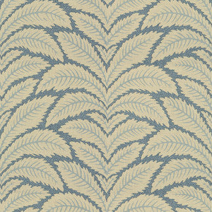 Talavera Cotton And Linen Print B Lue by Brunschwig & Fils Designer Fabric