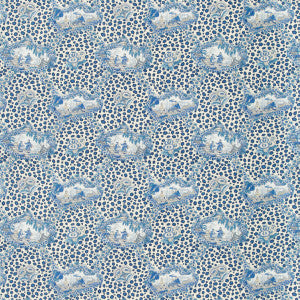 Chinese Leopard Toile Porcelain by Brunschwig & Fils Designer Fabric
