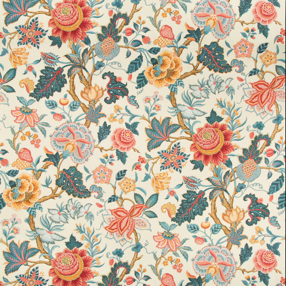 Nizam Cotton Print Red/Blue by Brunschwig & Fils Fabric Brunschwig & Fils Fabric Nizam Cotton Print Red/BlueFabric CEVENNES COTTON - 100% France </p><p>Repeat: H: 54, V: 23.7 53.5 - Fabric Carolina -