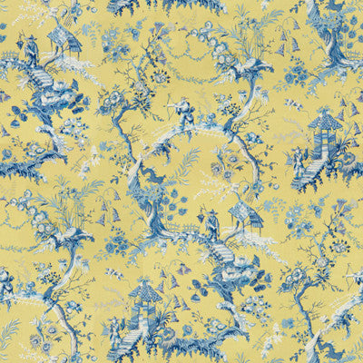 Chinese Landscape Cotton Print Mimosa by Brunschwig & Fils Fabric Brunschwig & Fils Fabric Chinese Landscape Cotton Print MimosaFabric COTTON - 100% United States </p><p>Repeat: H: 53.5, V: 52.25 54 - Fabric Carolina -