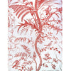 Bird And Thistle Cotton Print Red by Brunschwig & Fils Designer Fabric