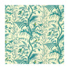 Bird And Thistle Cotton Print Aqua by Brunschwig & Fils Designer Fabric