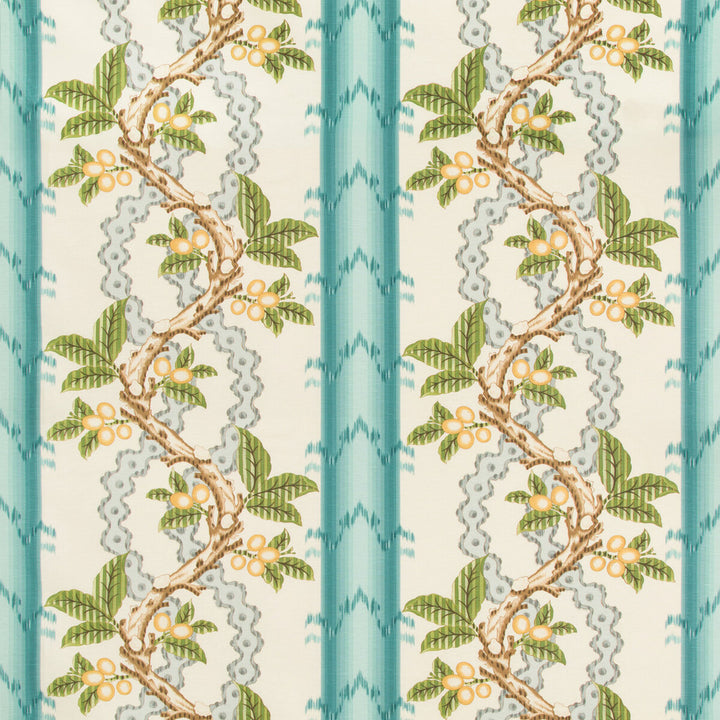 Josselin Cotton And Linen Print Aqua/Mist by Brunschwig & Fils Fabric Brunschwig & Fils Fabric Josselin Cotton And Linen Print Aqua/MistFabric CEVENNES LINEN - 59%;COTTON - 41% France </p><p>Repeat: H: 27.5, V: 19.5 56 - Fabric Carolina -