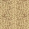 Les Touches Cotton Print Brown by Brunschwig & Fils Designer Fabric