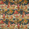 Xian Linen & Cotton Print Grey/Pink by Brunschwig & Fils Designer Fabric