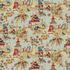 Xian Linen & Cotton Print Sky by Brunschwig & Fils Designer Fabric