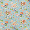 Gillian S Zebras Linen & Cotton Print Sky by Brunschwig & Fils Designer Fabric
