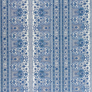 Digby S Tent Linen & Cotton Print Moroccan Blue by Brunschwig & Fils Designer Fabric