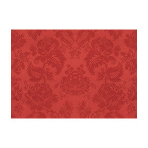 Moulins Damask Vieux Rouge by Brunschwig & Fils Designer Fabric