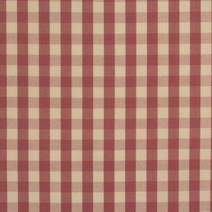 Carsten Check Rose And Cream by Brunschwig & Fils Designer Fabric
