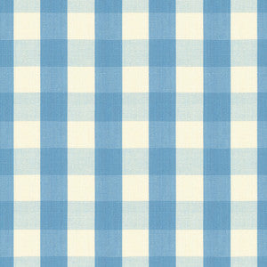 Carsten Check French Blue by Brunschwig & Fils Designer Fabric