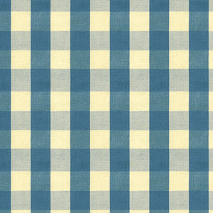 Carsten Check Indigo by Brunschwig & Fils Designer Fabric
