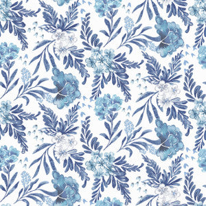 Breanna 1 Lake by Aoc Designer Fabric