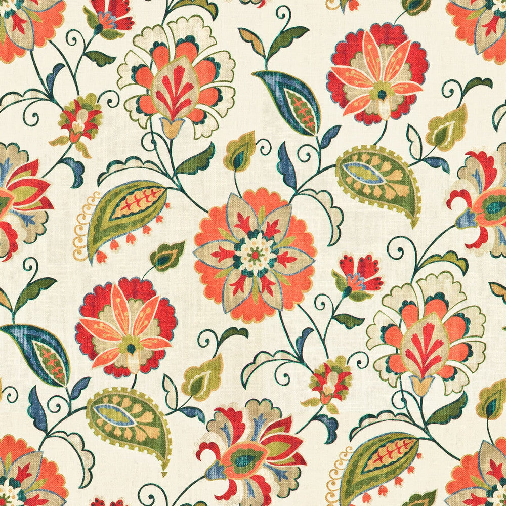 Brilliant 1 Henna by Stout Designer Fabric RAINBOW LIBRARY MANGO/CAYENNE 70%SVI 30%LIN SPAIN WYZENBEEK 15 000 DOUBLE RUB WEAR TEST (HEAVY DUTY) Horizontal: 27 and Vertical: 27 54 in - Swanky Fabrics -