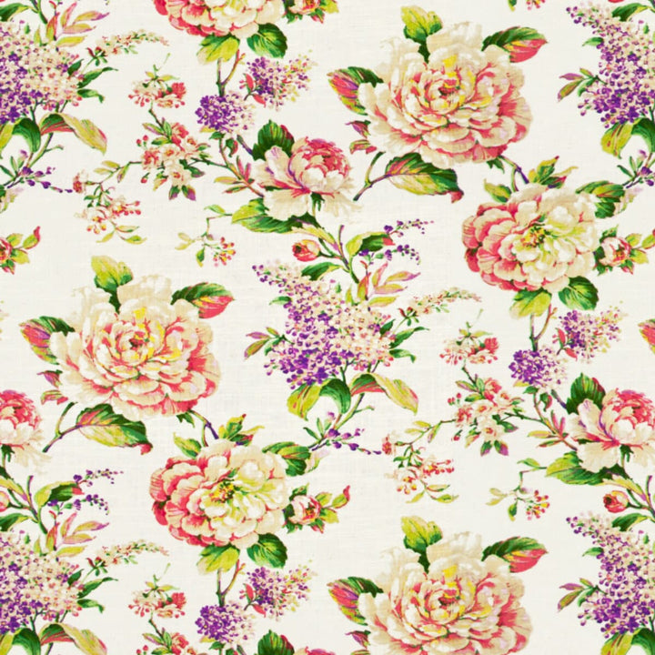 Brio 2 Peony by Stout Designer Fabric RAINBOW LIBRARY BLOSOM/CRANBERRY 55%LIN 45%SVI SOUTH KOREA CATB 117-2013 WYZENBEEK 12 000 DOUBLE RUB WEAR TEST (MEDIUM DUTY) Horizontal: 27 and Vertical: 22.25 55 in - Swanky Fabrics -