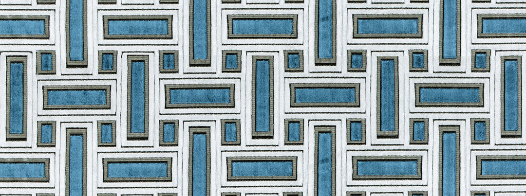 Brix City 54 Sapphire by Covington Designer Fabric