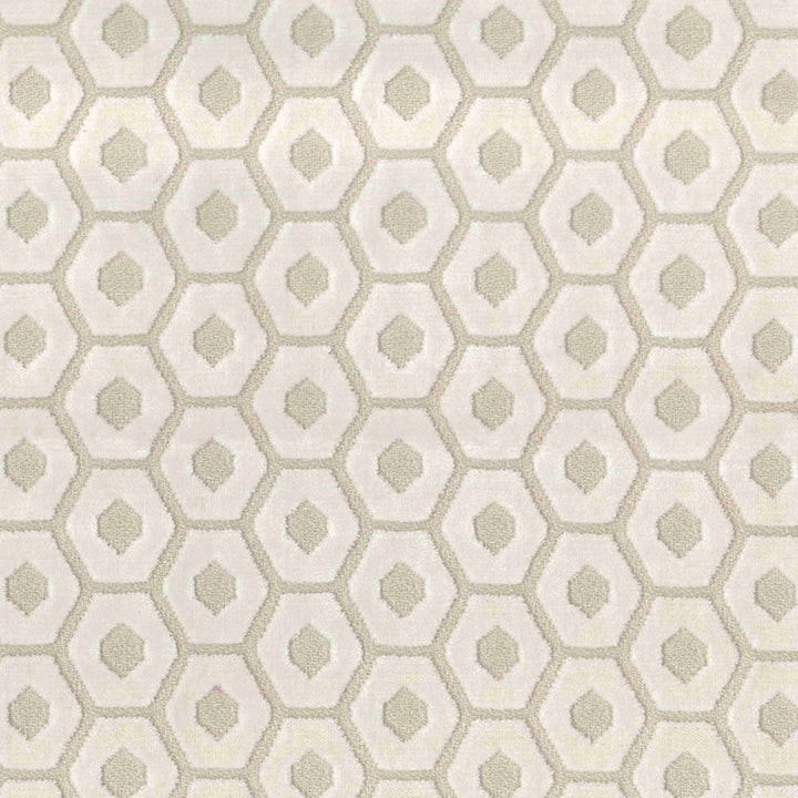 Bryce Vanilla by Norbar Designer Fabric RITZ 88% VISCOSE 12% POLYESTER INDIA 1 3/4"V 2 1/2"H 56" - Swanky Fabrics -