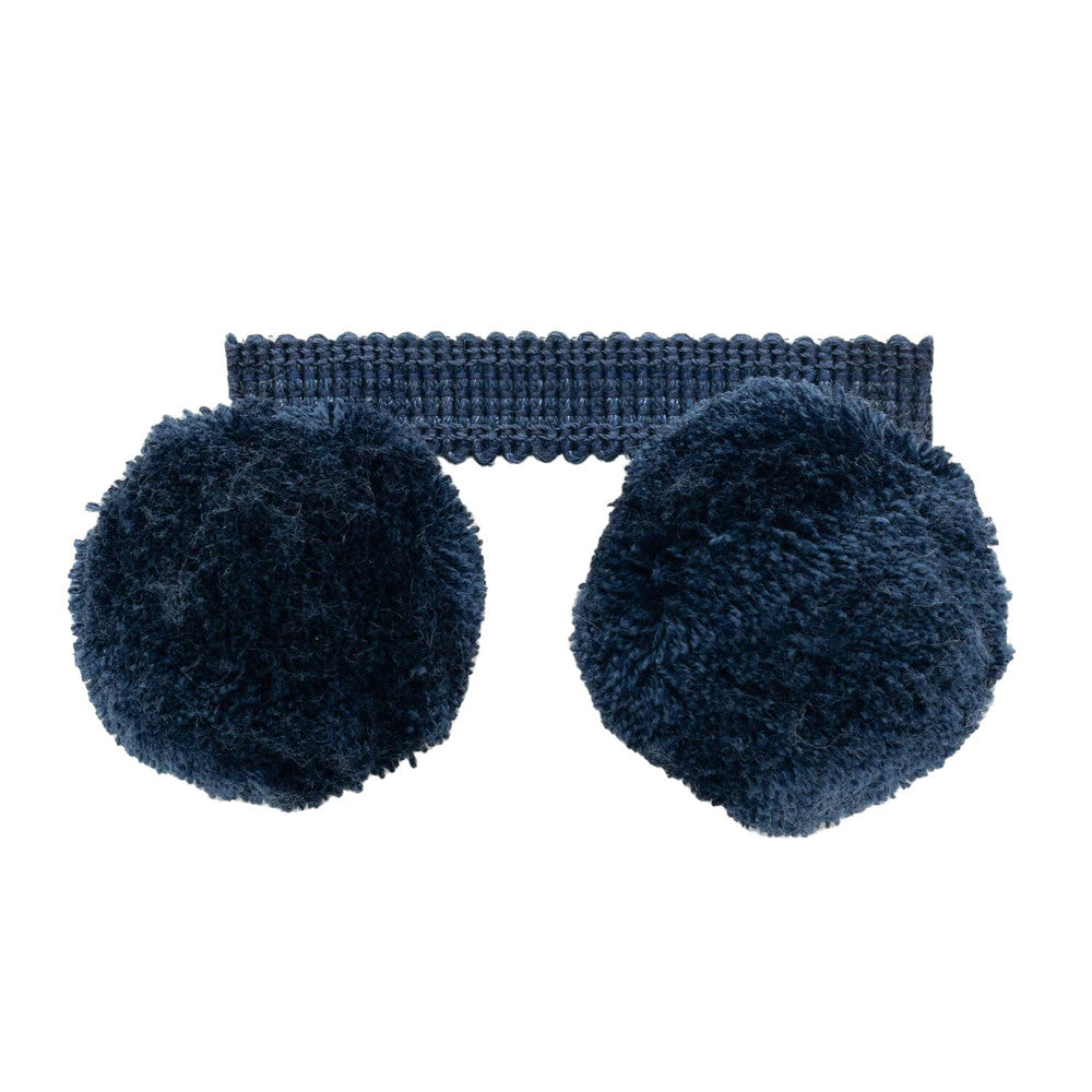 Bubble Tassel Fringe 2 Navy by Stout Designer Trim SMALL WONDERS TRIM 94%ACR 6%SVI CHINA Horizontal: 2.750 and Vertical: 0.000 2.75 in - Swanky Fabrics -