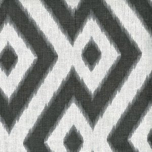 Bucky Grey Cc3 by Norbar Designer Fabric 100% LAUNDERED LINEN USA 9"V - 10 1/2"H 54 - Swanky Fabrics -