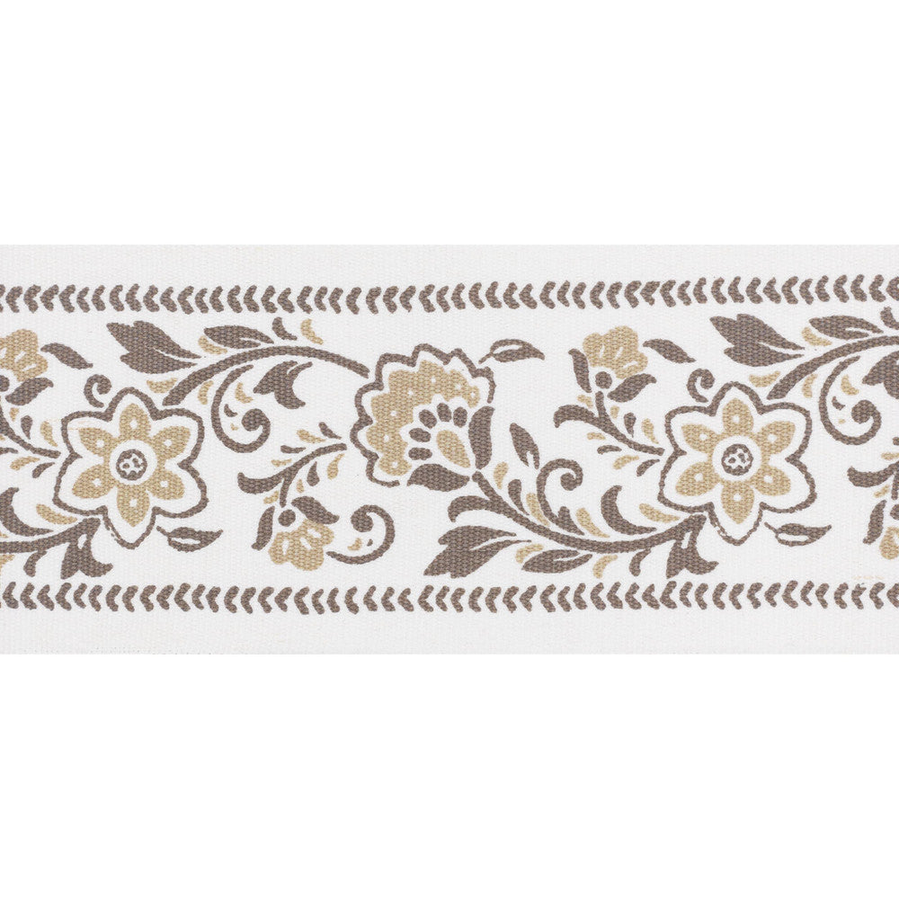 Buford Tape 7 Chestnut by Stout Trim Stout Trim Buford Tape 7 ChestnutTrim NATURAL BEAUTY TRIM 100%COT INDIA </p><p>Repeat: H: 4.000, V: 5.750 4 in - Fabric Carolina -