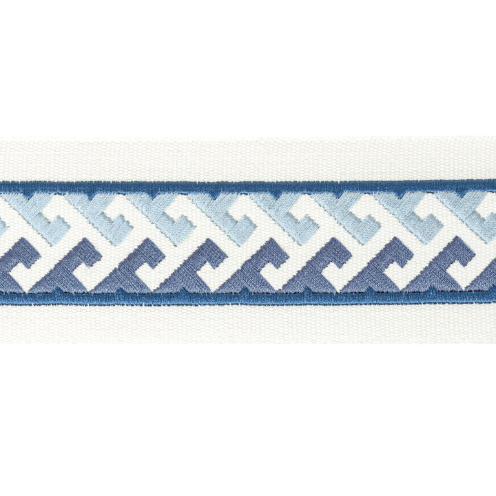 Burgess Tape 2 Denim by Stout Trim Stout Trim Burgess Tape 2 DenimTrim STITCHED UP TRIM INDIA </p><p>Repeat: H: 0.750, V: 0.750 2.5 in - Fabric Carolina -