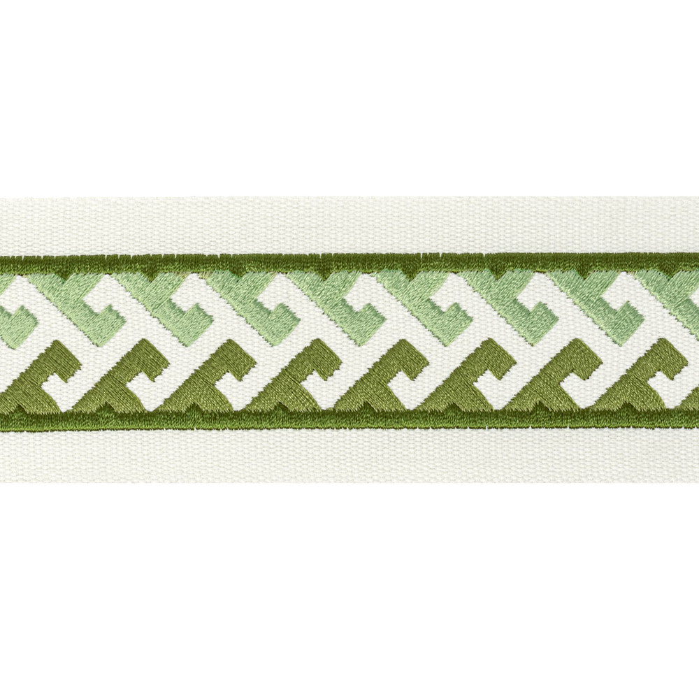 Burgess Tape 3 Spring by Stout Trim Stout Trim Burgess Tape 3 SpringTrim STITCHED UP TRIM INDIA </p><p>Repeat: H: 0.750, V: 0.750 2.5 in - Fabric Carolina -
