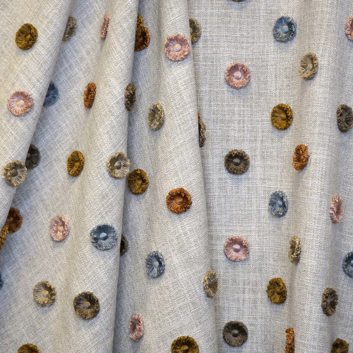 Buttons 19J9161 by JF Designer Fabric TRIBUTE 100% Polyester India H: 10.625, V: 6.25 55 - Swanky Fabrics -