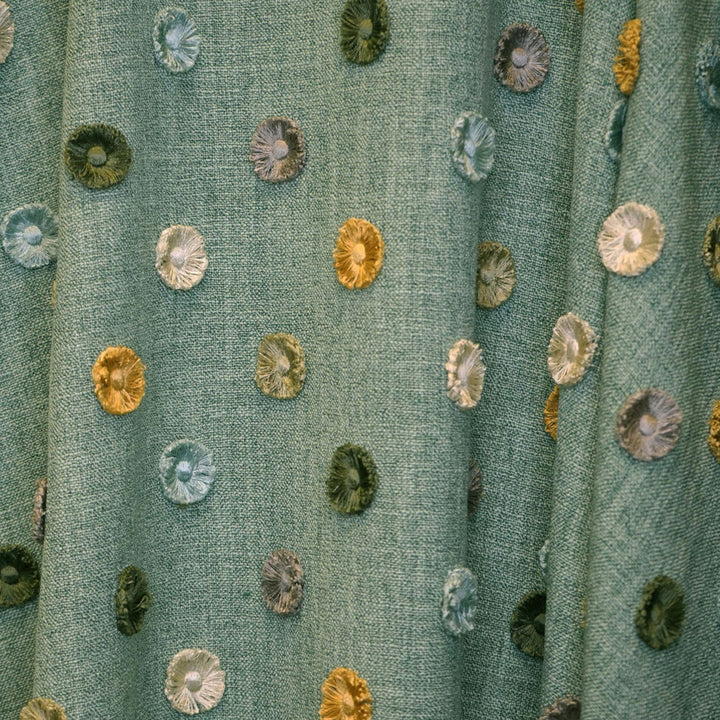 Buttons 76J9161 by JF Designer Fabric TRIBUTE 100% Polyester India H: 10.625, V: 6.25 55 - Swanky Fabrics -