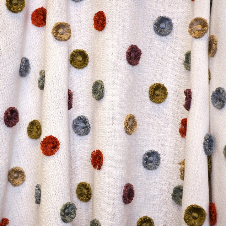 Buttons 91J9161 by JF Designer Fabric TRIBUTE 100% Polyester India H: 10.625, V: 6.25 55 - Swanky Fabrics -