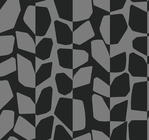 Primitive Vines Black Metallic Wallpaper by Inspired by Color Designer