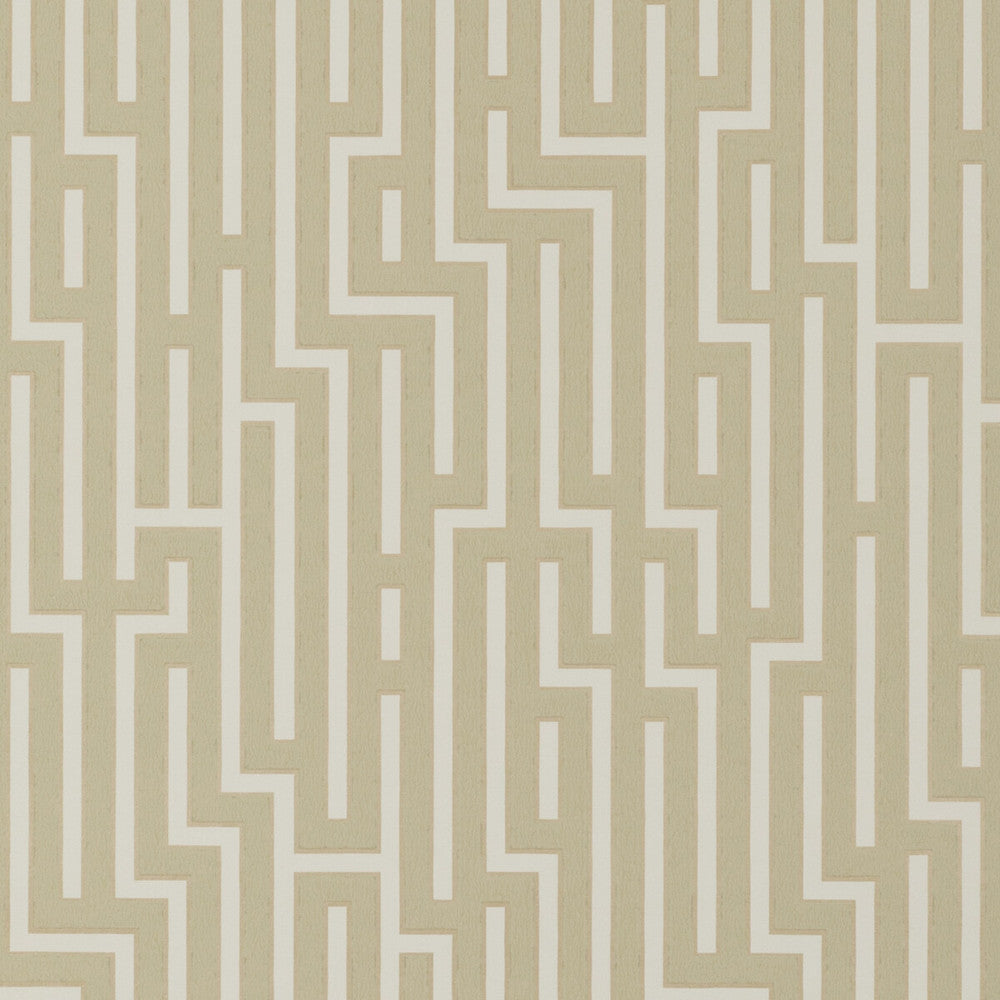 Fretwork Parchment by G P & J Baker Designer Wallcovering SIGNATURE NON WOVEN - 100% United Kingdom Horizontal: 20.488 and Vertical: 20.882 20.488 - Swanky Fabrics -