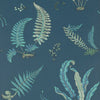 Ferns Indigo/Teal by G P & J Baker Designer Wallcovering
