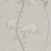 Peony & Blossom Soft Aqua by G P & J Baker Designer Wallcovering