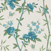 Peony & Blossom Indigo/Teal by G P & J Baker Designer Wallcovering