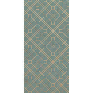 Langdale Trellis Teal/Bronze by G P & J Baker Designer Wallcovering